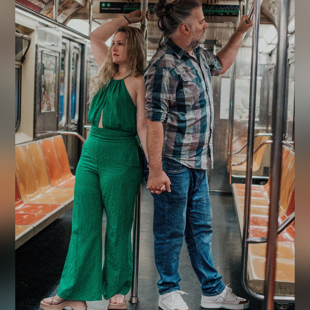 EUC Anthropologie If By Sea Cutout Haltet Jumpsuit